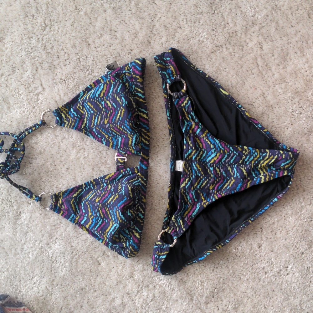 Multi colored bikini
